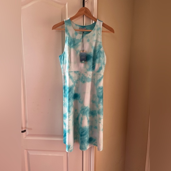 Perfect Vacation Ocean + Coast Sleeveless Aqua Dye Blue dress to keep cool 😎 - Picture 2 of 11